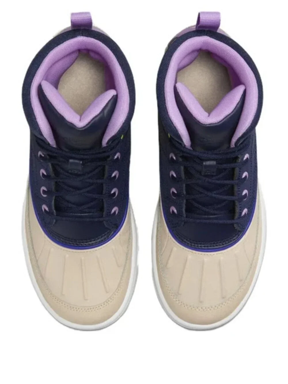 Nike Woodside 2 High ACG GS Sanddrift Obsidian Boots Size 5Y, 5M. 6.5W